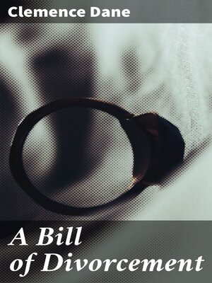 cover image of A Bill of Divorcement